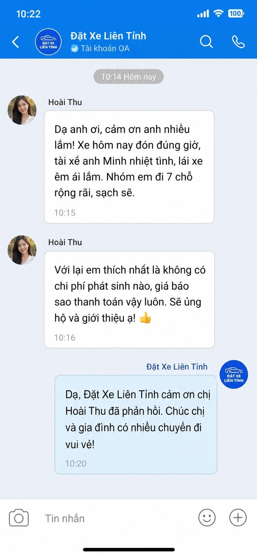 Đánh giá khách hàng 1